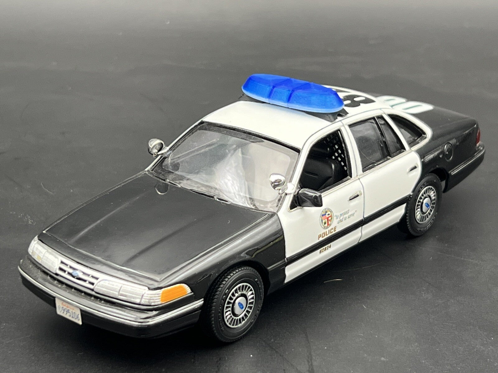 1/24 25 Blue Federal Signal Vista Lightbar Kentucky Mass State Police Sheriff12