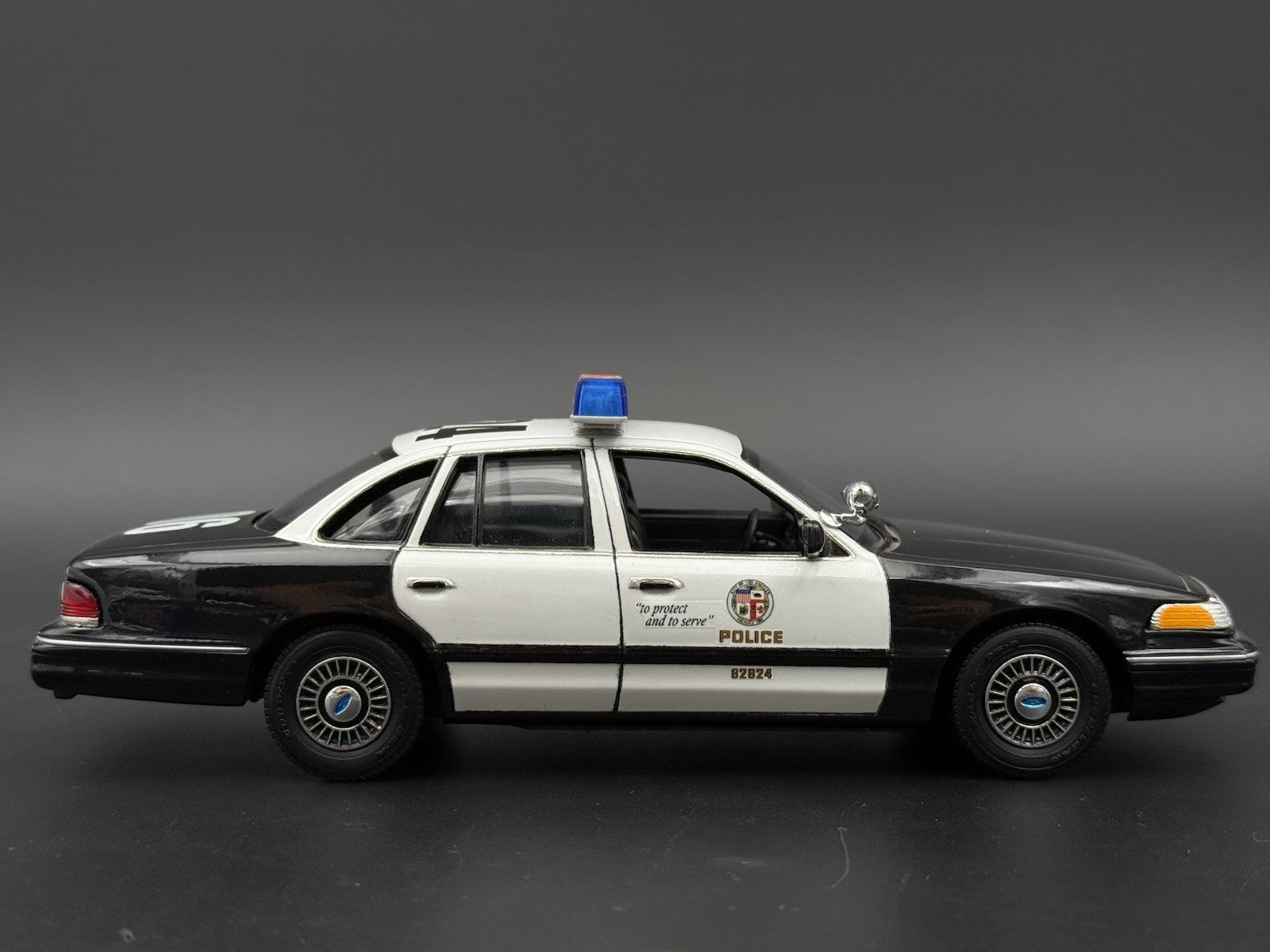 1/24 25 Blue Red California Twinsonic Lightbar Police Sheriff Highway Patrol8