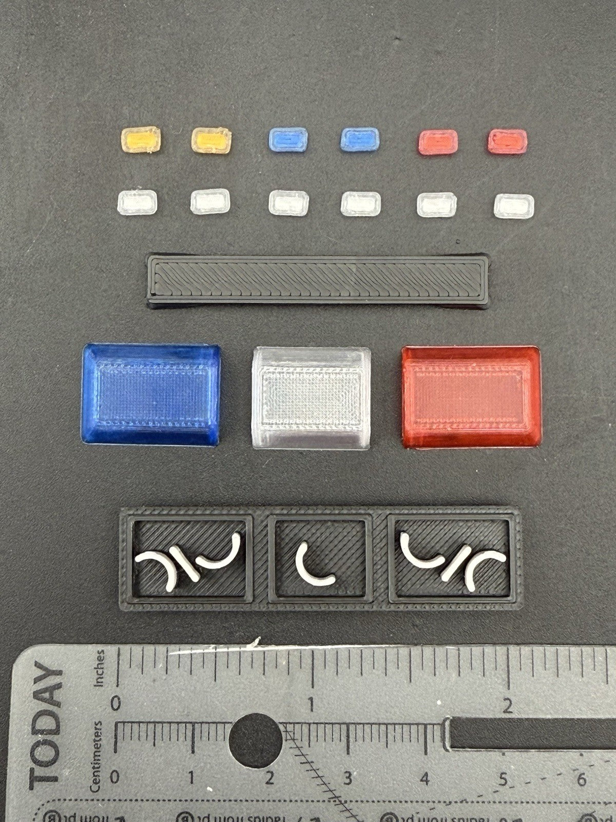 1/18 Scale Blue Red Clear Streethawk Lightbar Police 185914