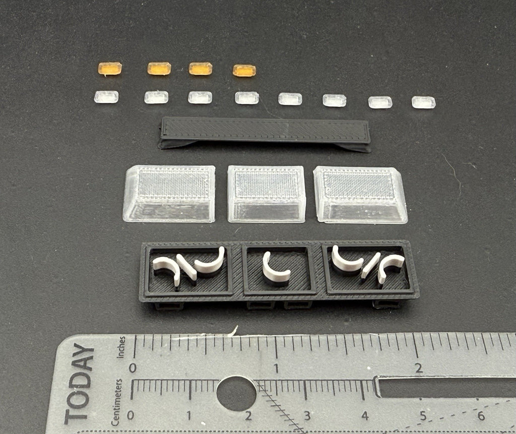 1/24 25 Scale Clear Streethawk Lightbar Police 246412