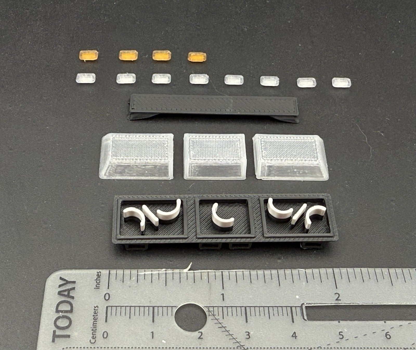 1/24 25 Scale Clear Streethawk Lightbar Police 246412