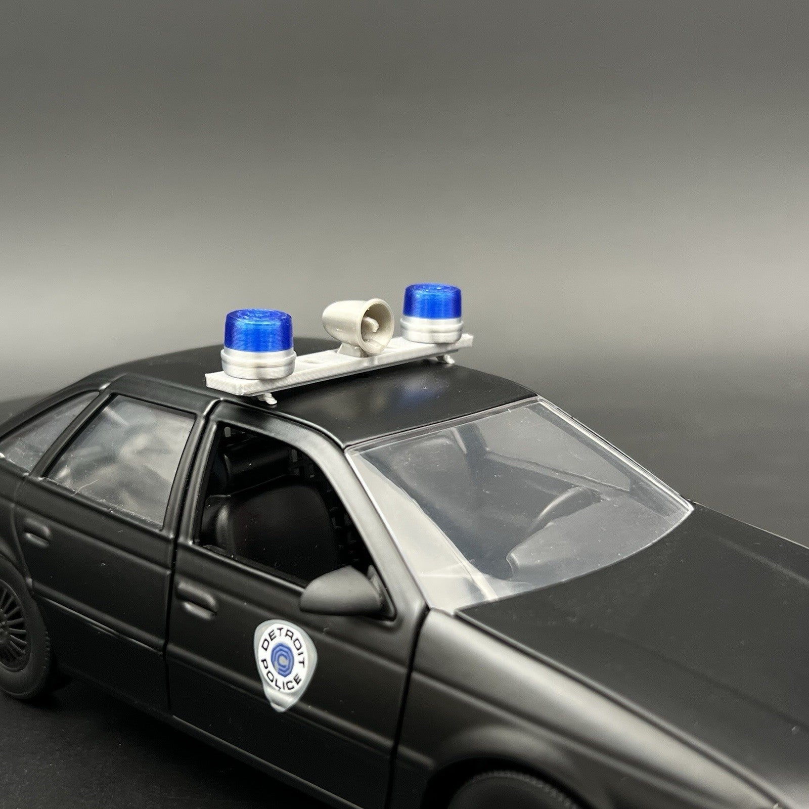 1/24 25 Blue Red Mars Skybolt Beacon Lightbar Siren Speaker Police Sheriff Fire5