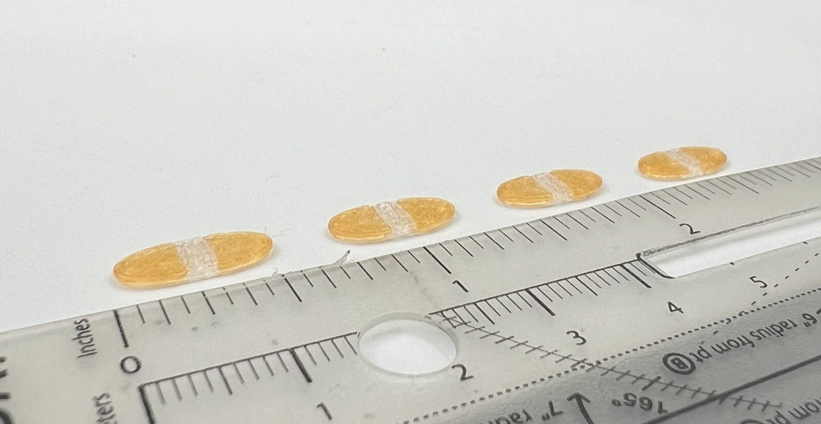 4 Pack 1/87 HO Scale Amber Federal Signal Arjent Lightbar Security Car Tow Truck1