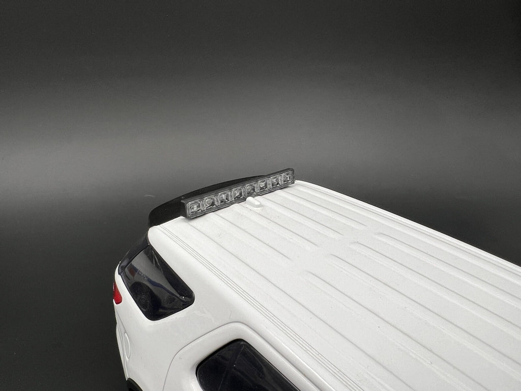 1/18 Scale Model LED Compatible Traffic Arrow Board Deck Lightbar Police 1808 6