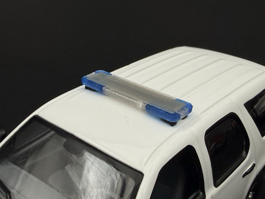 2 PACK 1/43 O Scale Model Whelen Liberty Blue Police Lightbar 4301 Hawaii9