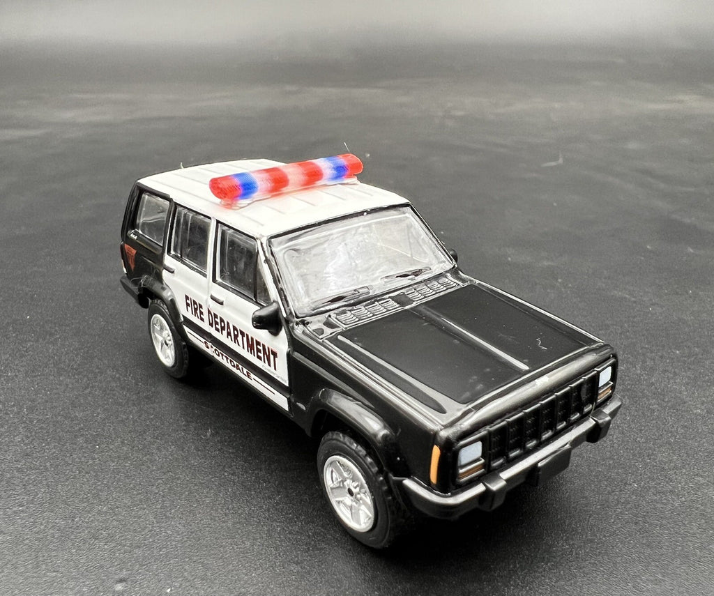 2 Pack 1/64 Blue Red Oklahoma Highway Patrol Aerodynic Lightbar Police4