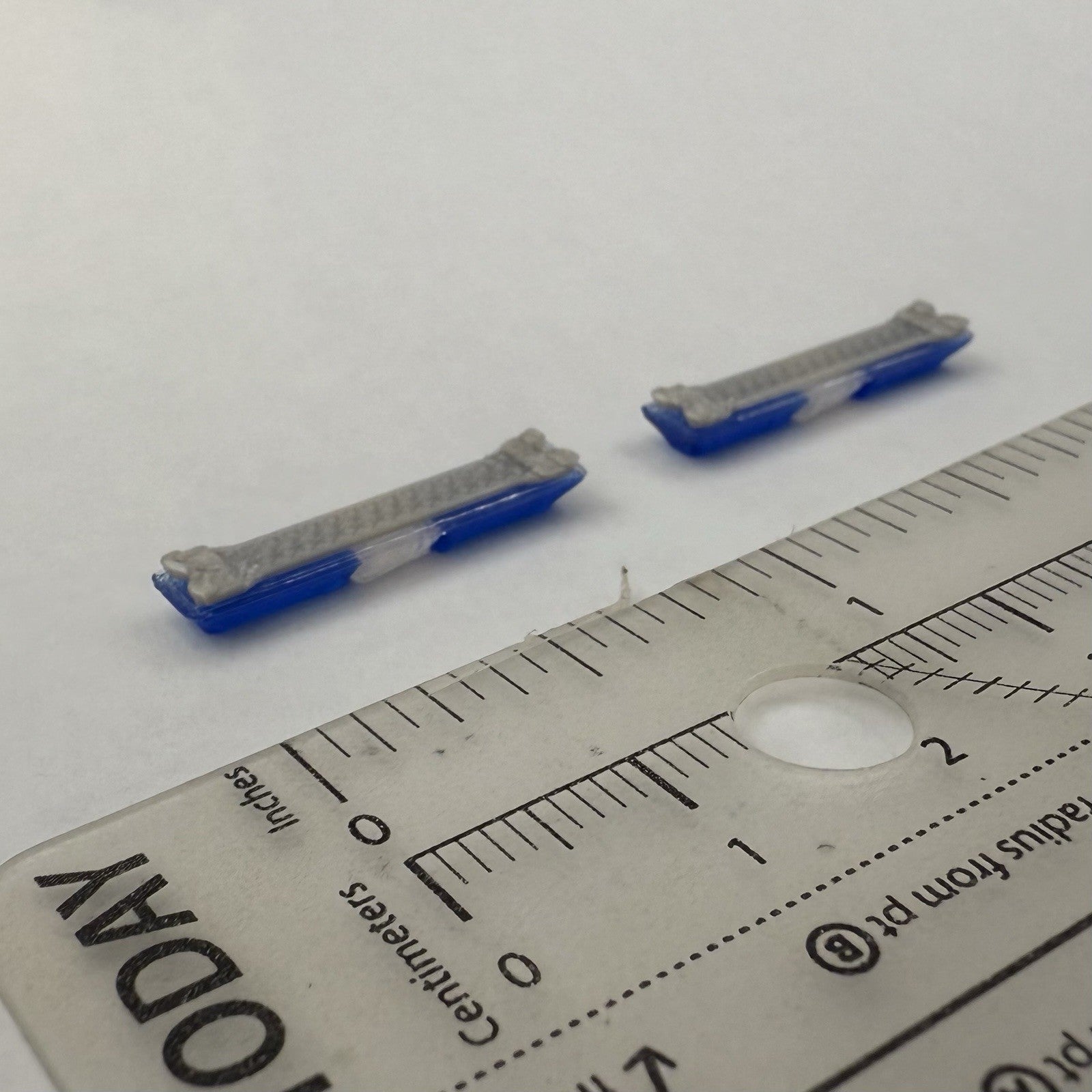 2 Pack 1/64 Code 3 LP6000 Clear + Blue Lightbar Greenlight Police Fire SUV4