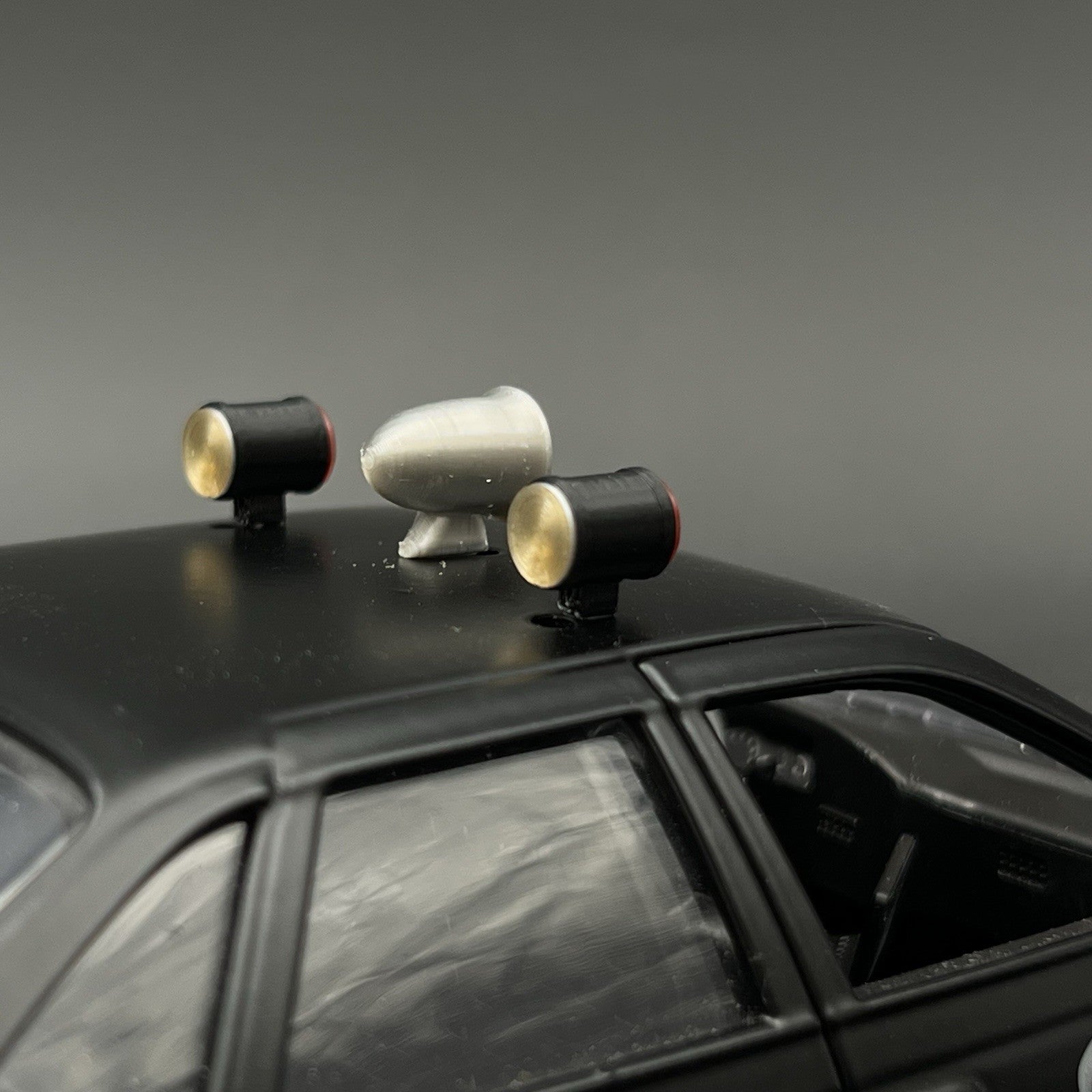 1/24 1/25 Scale Model Blue Can Lights Siren Police 2434B7