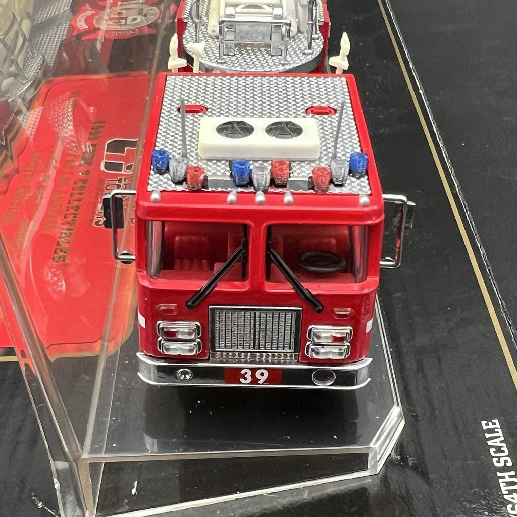 3 Pack 1/64 Blue Red Split Vector Lightbar Fire Truck Engine Police Code 35