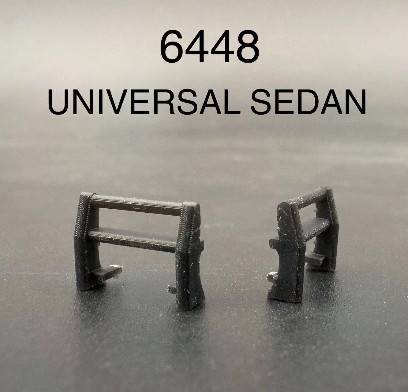 2 PACK 1/64 1990s Push Bumper Pushbar Universal Sedan Crown Vic Police Fire0