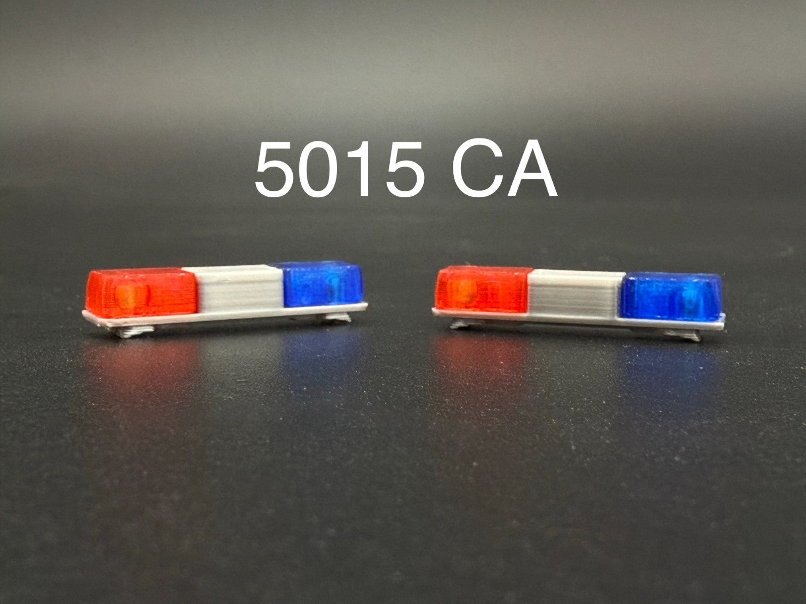 2 Pack 1/50 48 Scale Blue Red California Twinsonic Lightbar Police Fire 5015CA0
