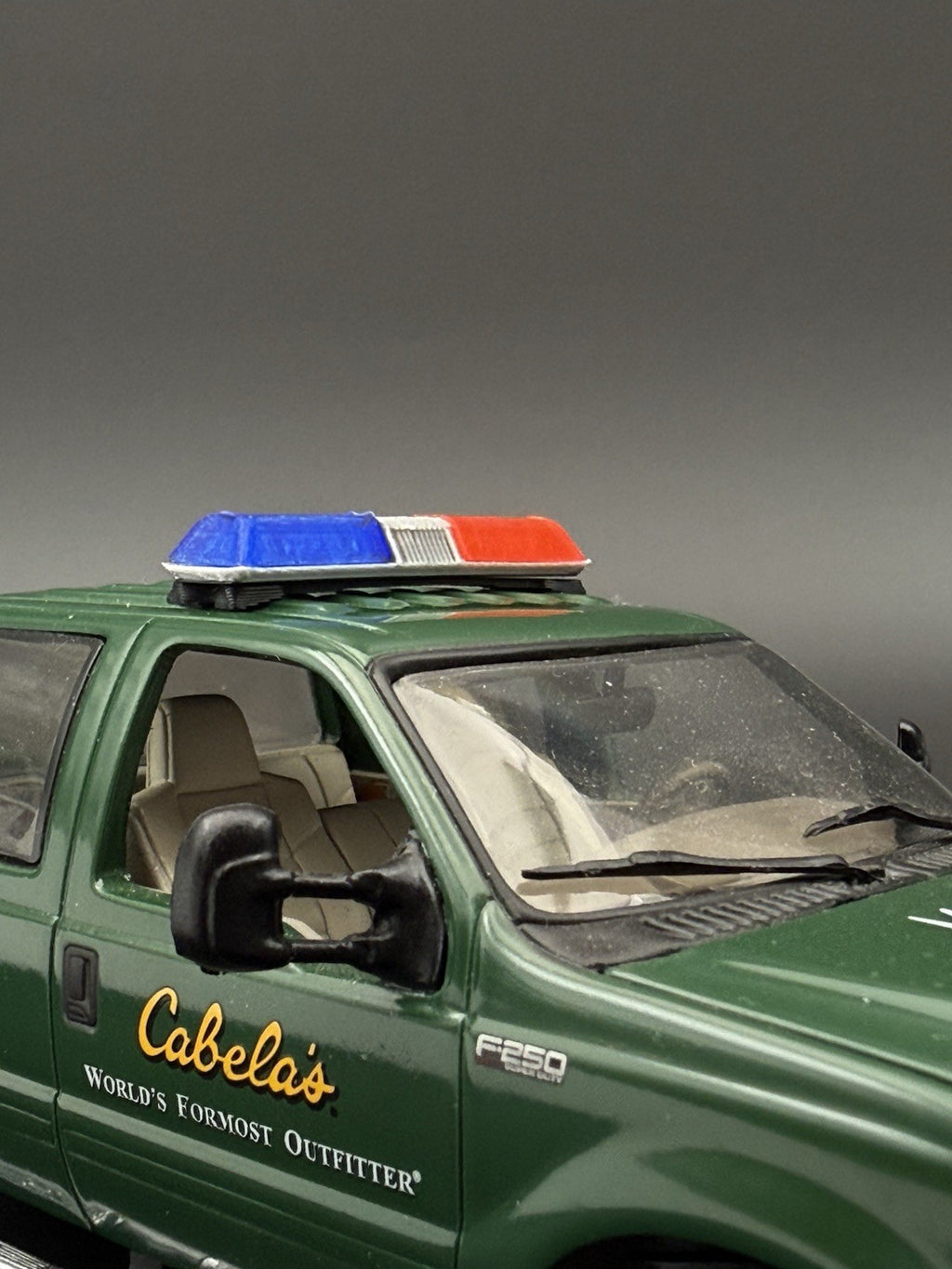 1/32 Blue Red Chrome Code 3 LP6000 Lightbar Police Fire 3207ChromeBR6