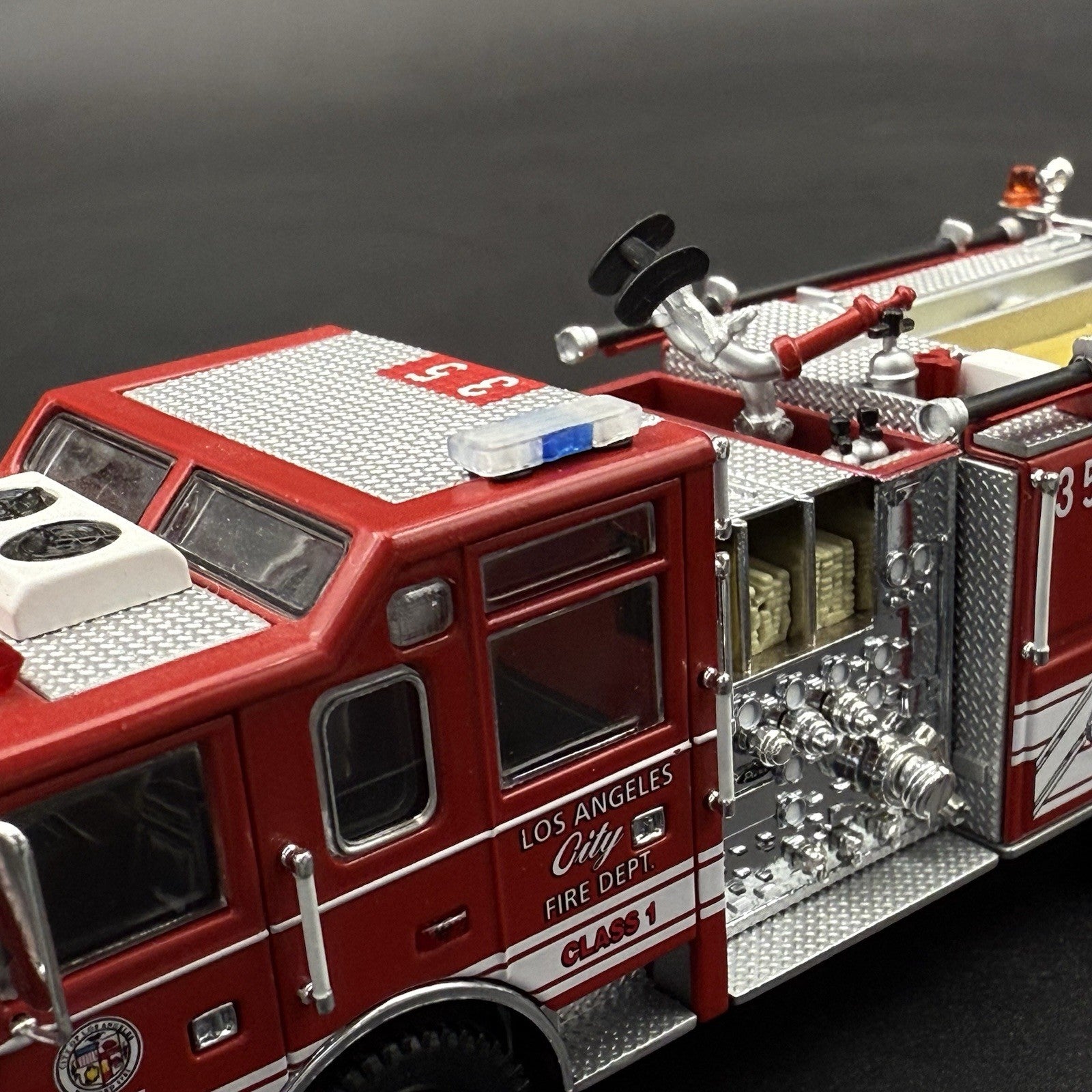 2 Pack 1/64 Mini Whelen Edge Clear Blue Clear Lightbar Police Fire Sheriff EMS4