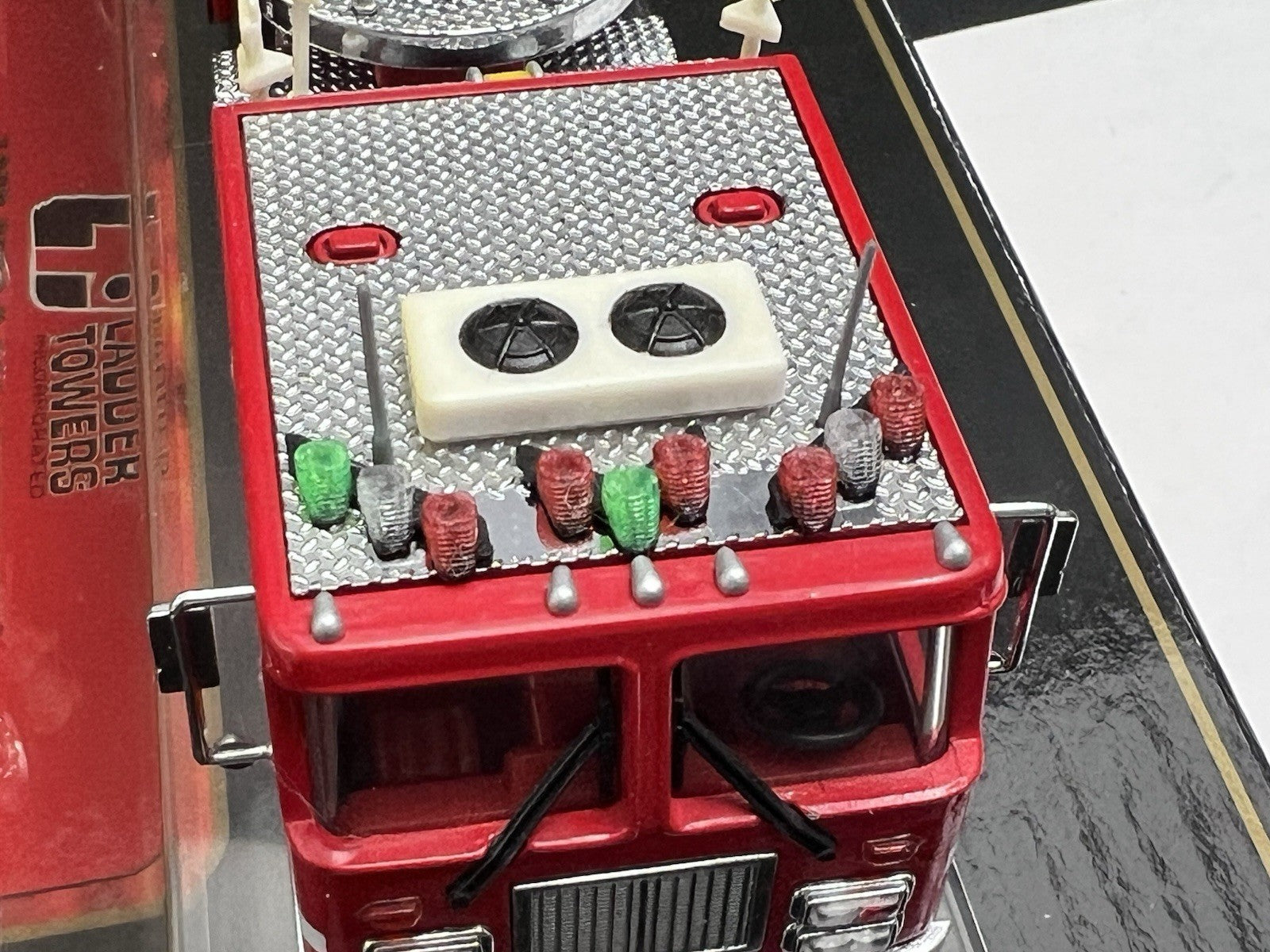 3 Pack 1/64 Chicago Fire CFD Green Red Split Vector Lightbar Truck Engine Code 316