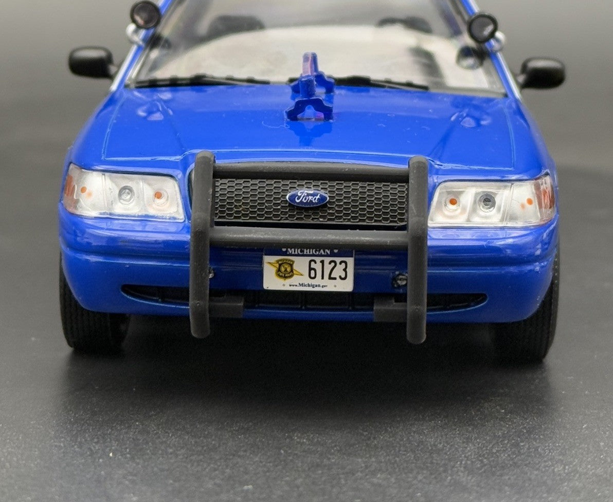 1/24 25 Go Rhino Push Bumper Pushbar For Motormax Greenlight Crown Vic Police6