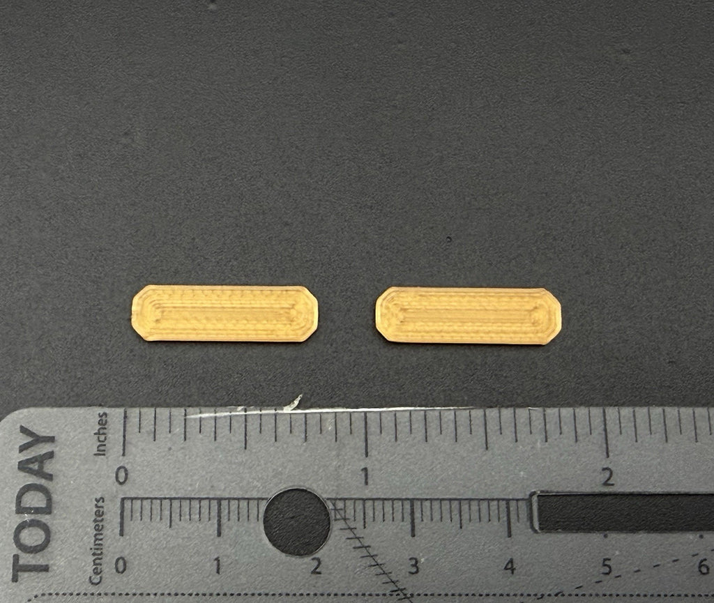 2-Pack 1/64 Scale Model Amber Code 3 Defender Lightbar Security Work 6408A1