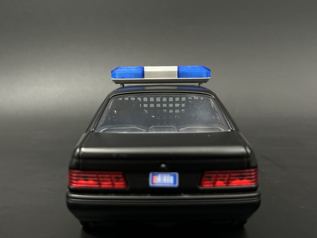 1/24 1/25 Blue Smith Wesson 8780 8880 8980 Lightbar Police Sheriff Fire9