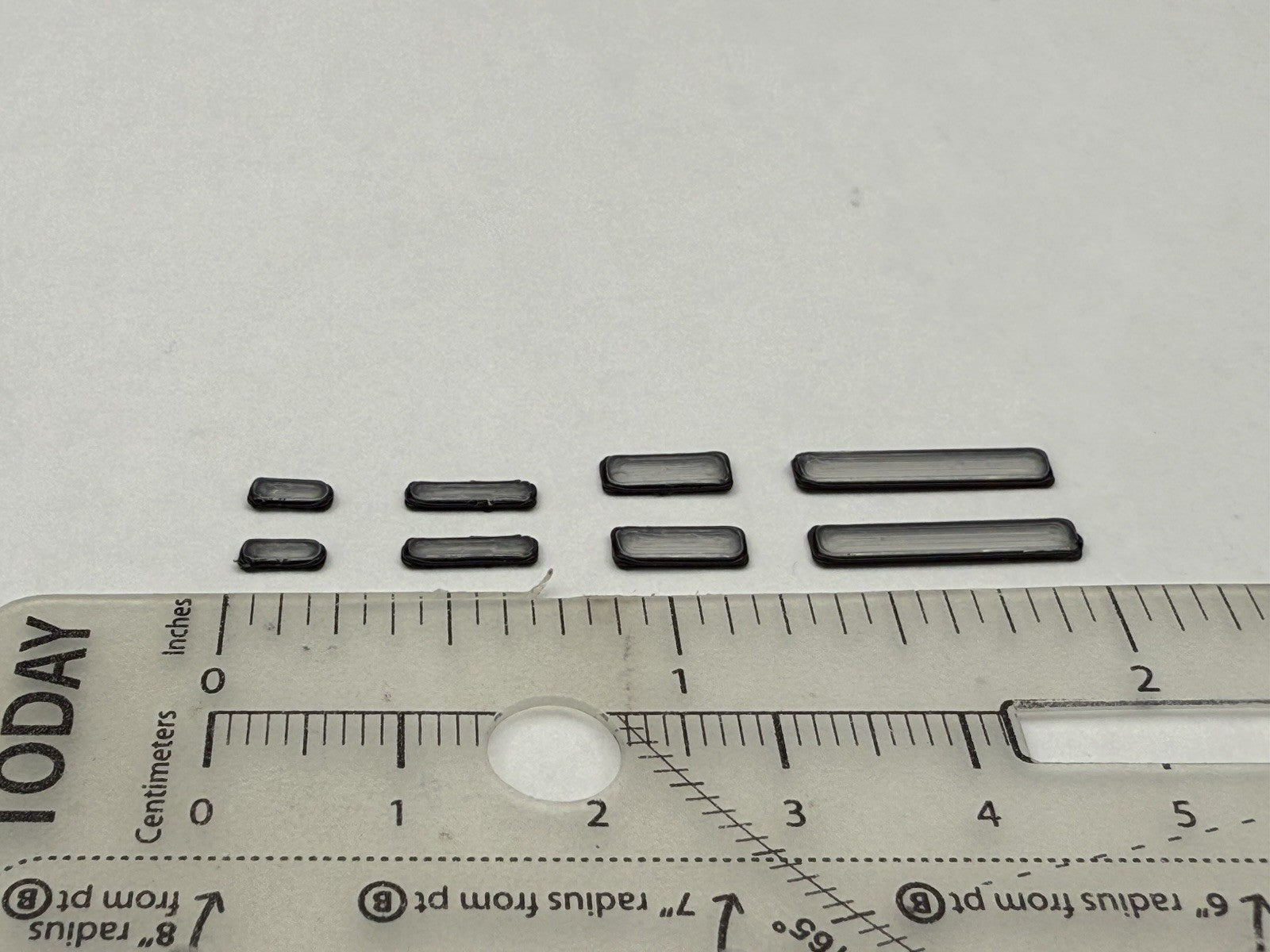 8 Pack 1/24 1/25 LED Ready Clear Grille Light Pods License Plate Police 2445C1