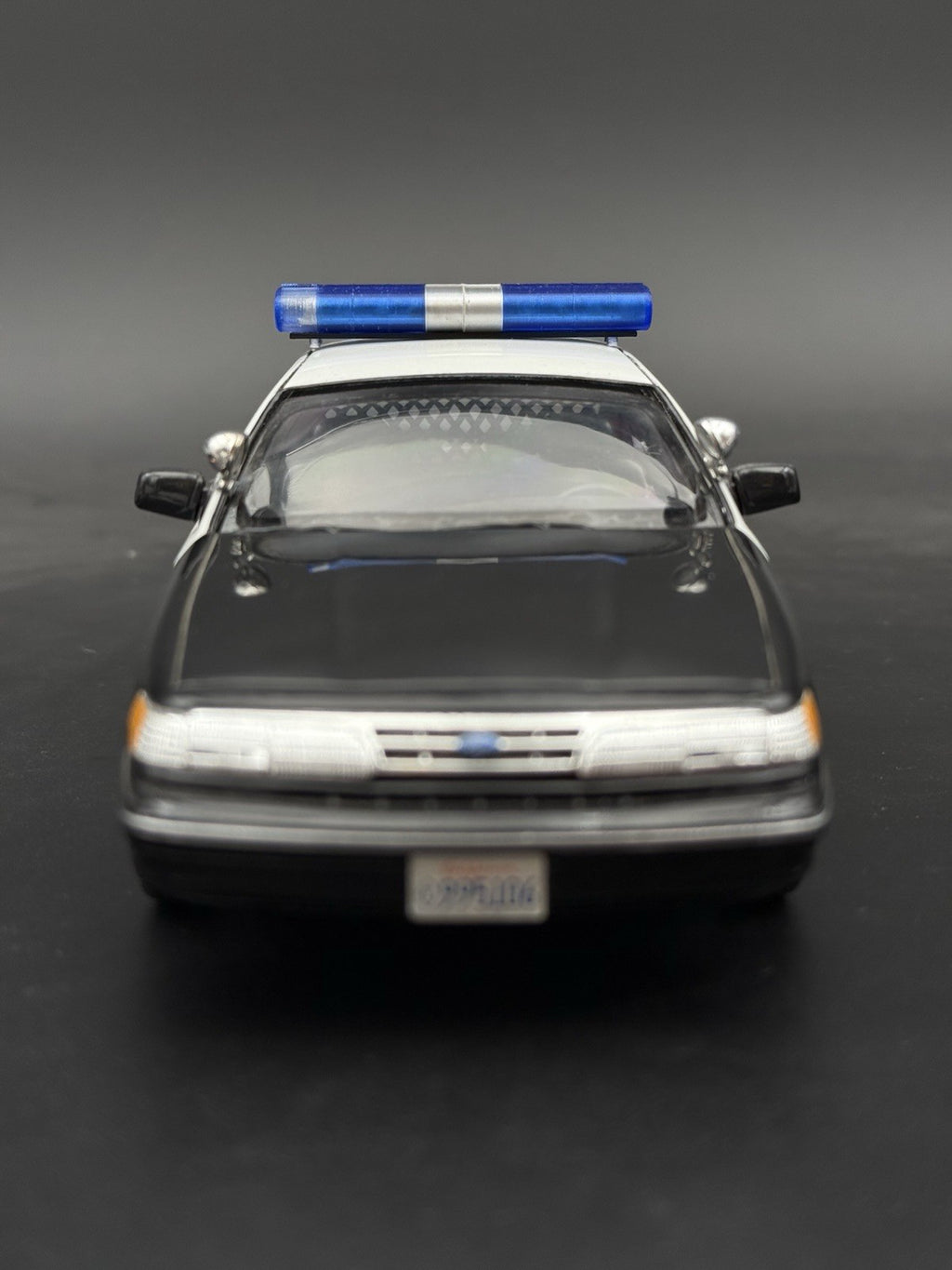 1/24 1/25 Blue Clear Chrome Federal Signal Aerodynic Lightbar Police Hawaii 24163