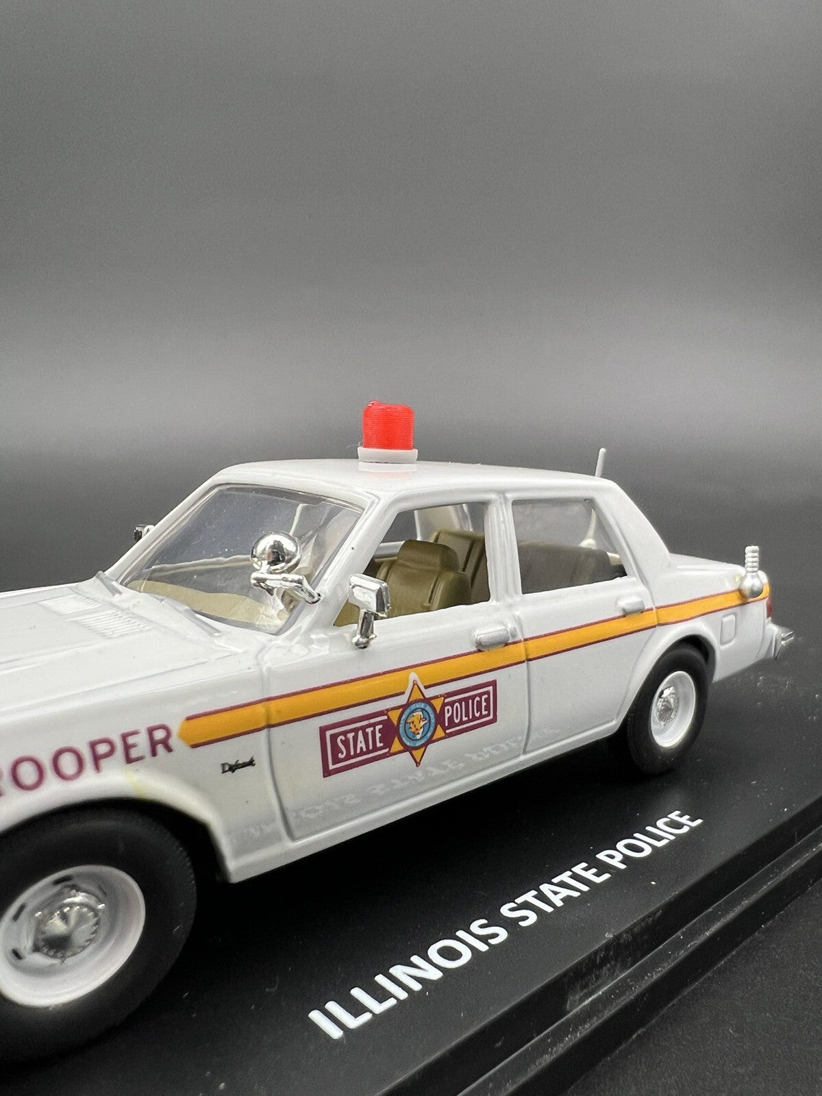 2 Pack 1/43 Vintage Red Beacon Lightbar Michigan State Police Fire Ambulance4