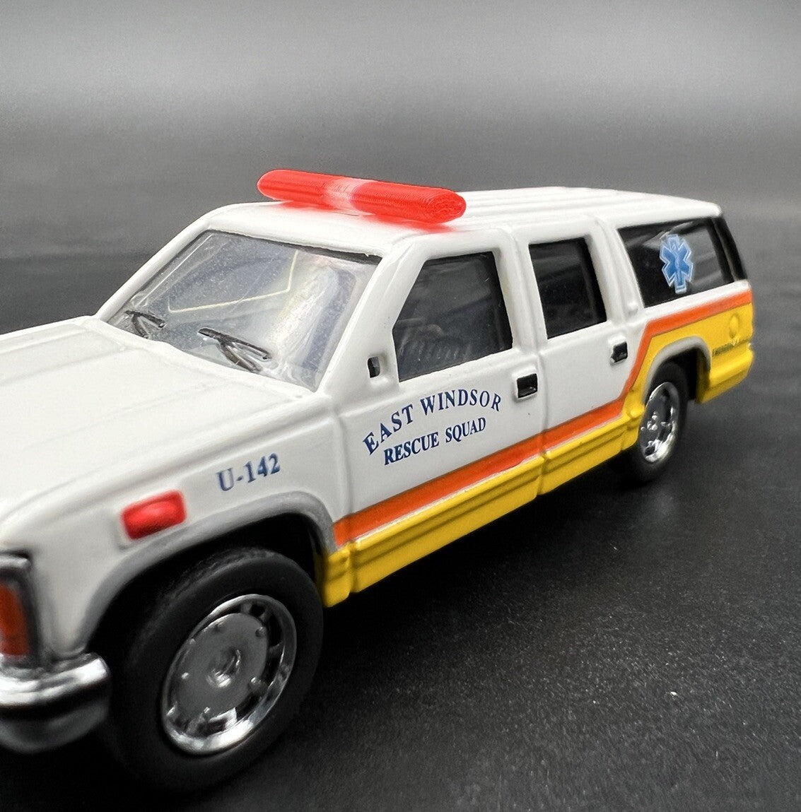 2 Pack 1/64 Red Federal Signal Aerodynic Lightbar Greenlight Police Fire EMS SUV1
