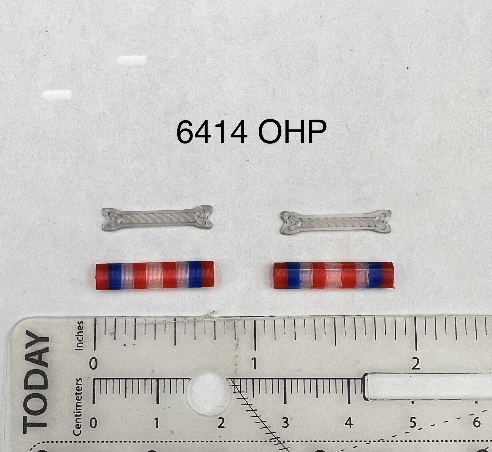 2 Pack 1/64 Blue Red Oklahoma Highway Patrol Aerodynic Lightbar Police0