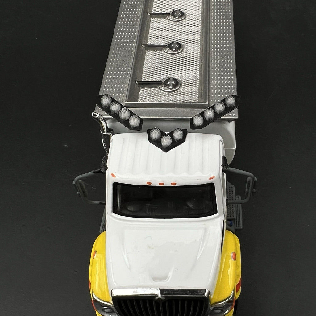 3 Pack 1/64 Clear Split Vision SLR Lightbar Fire Truck Ladder Code 3 Kitbash11