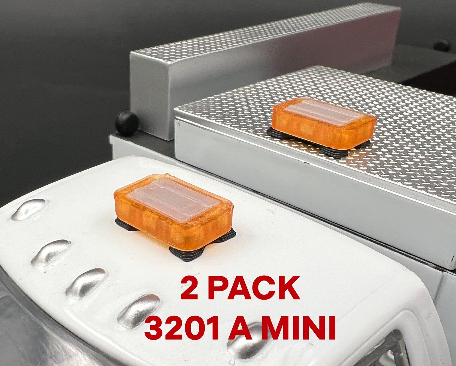 2 Pack 1/32 34 Whelen Edge Mini Amber Lightbar First Gear Tow Truck Work0