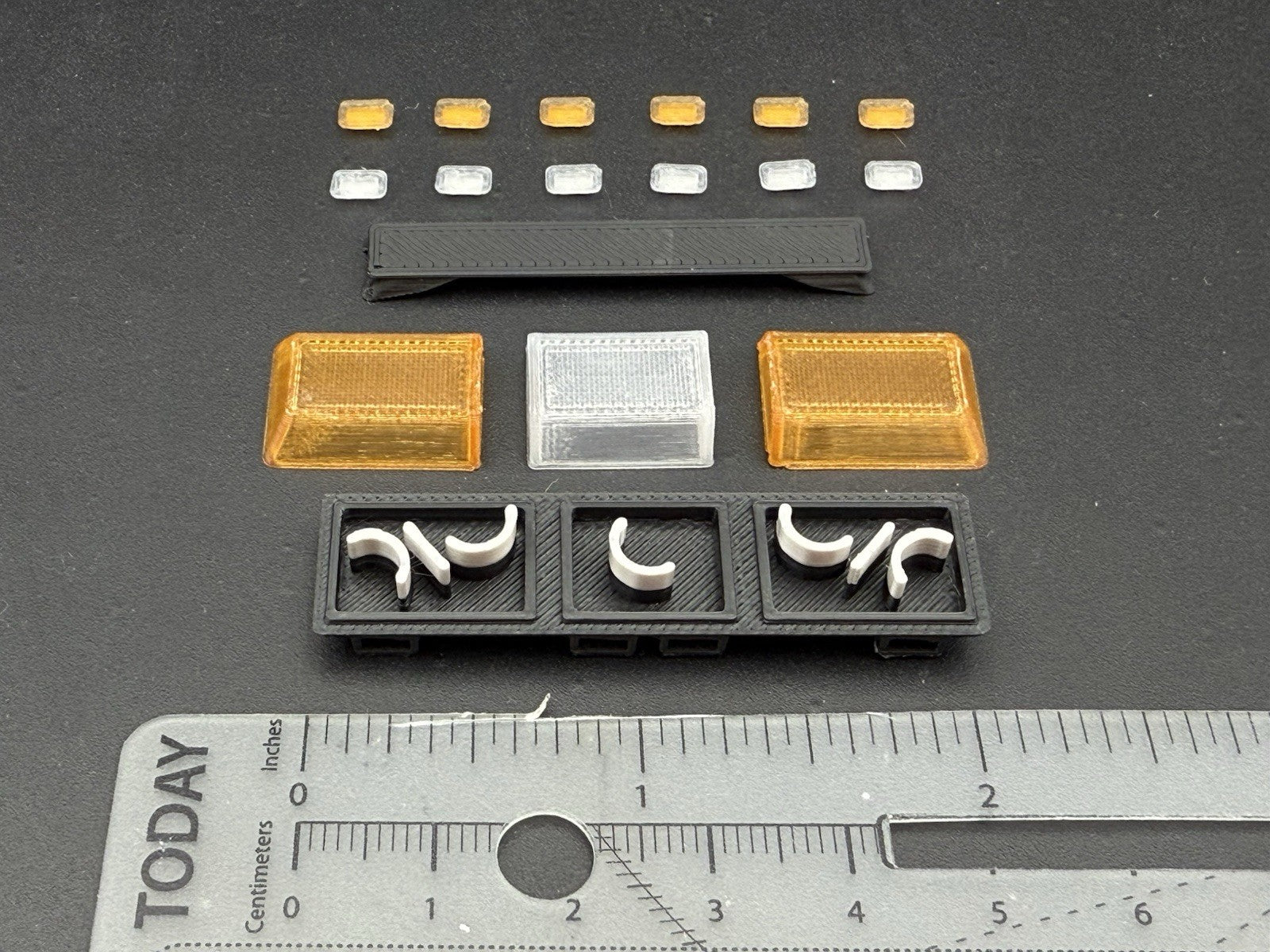 1/24 25 Scale Amber Clear Streethawk Lightbar Police 24641