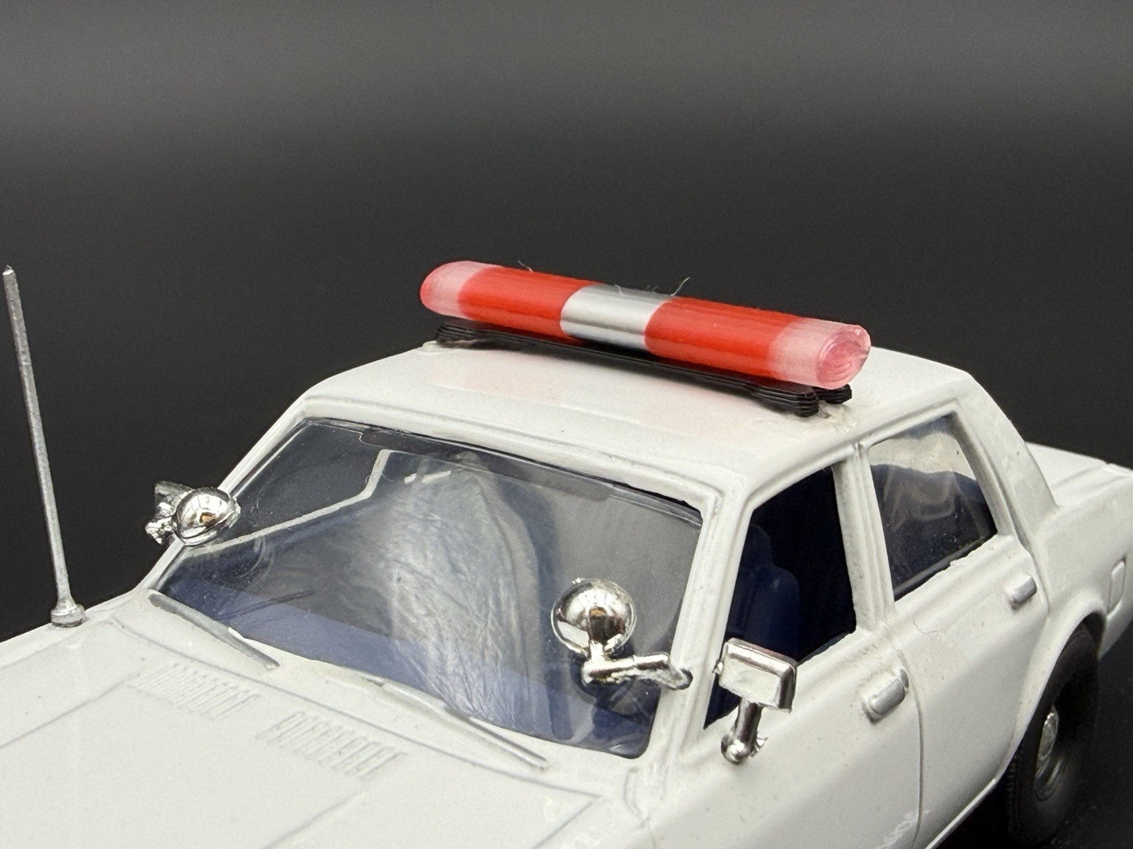 2 Pack 1/43 O Scale Red Chrome NYSP New York Aerodynic Lightbar Police Fire 43102