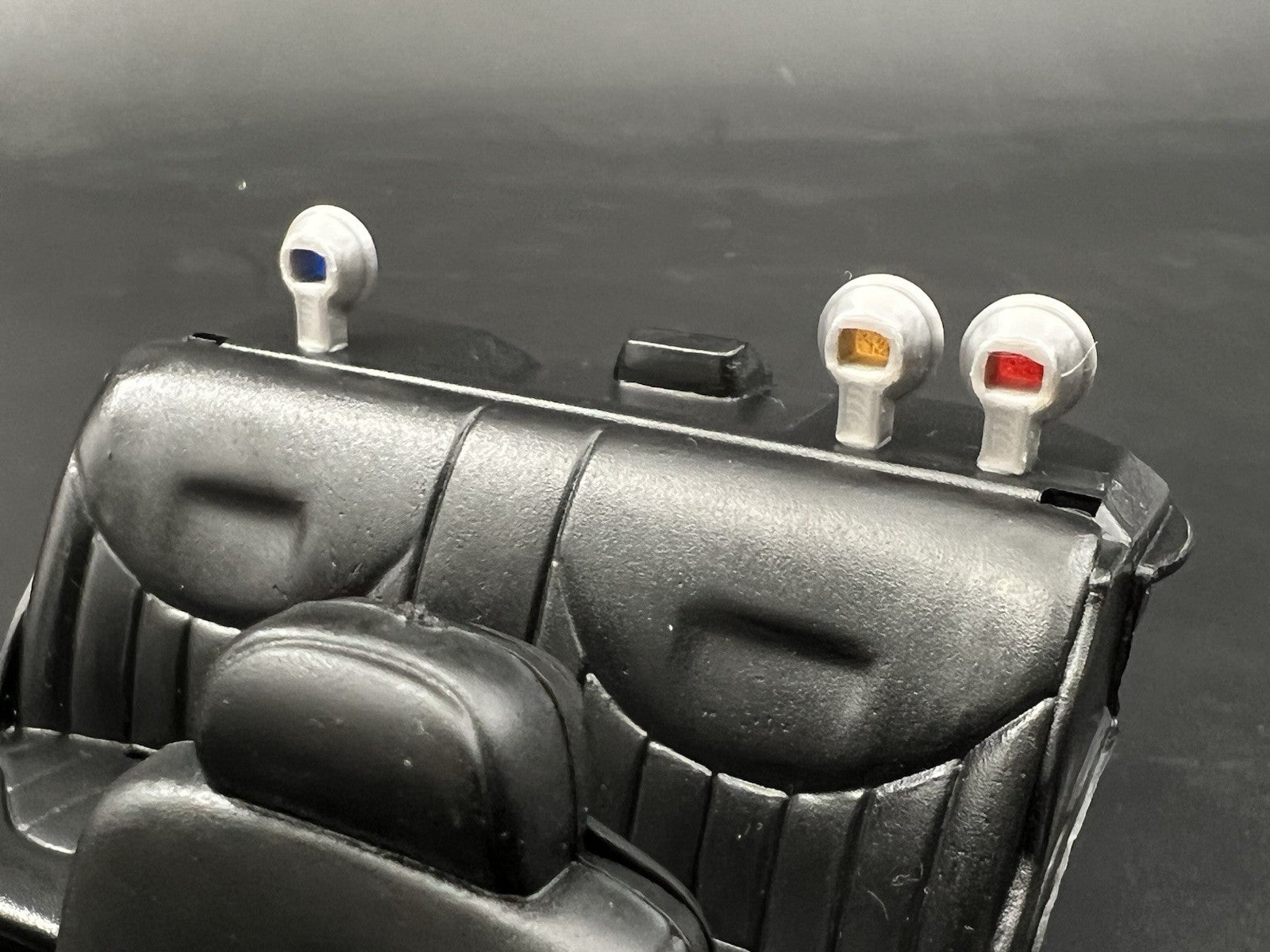 3 Pack 1/64 Scale Model Blue Red Amber PAR Round Deck Light Police 6451CHP9