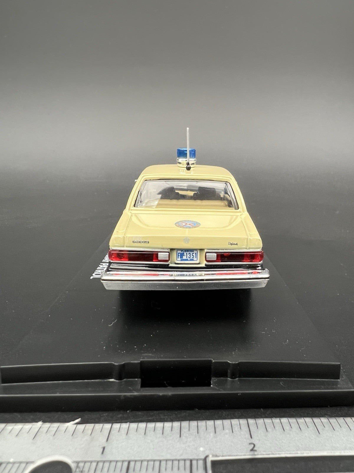1/43 Florida Highway Patrol Police Dodge Diplomat First Response Trooper O Scale3