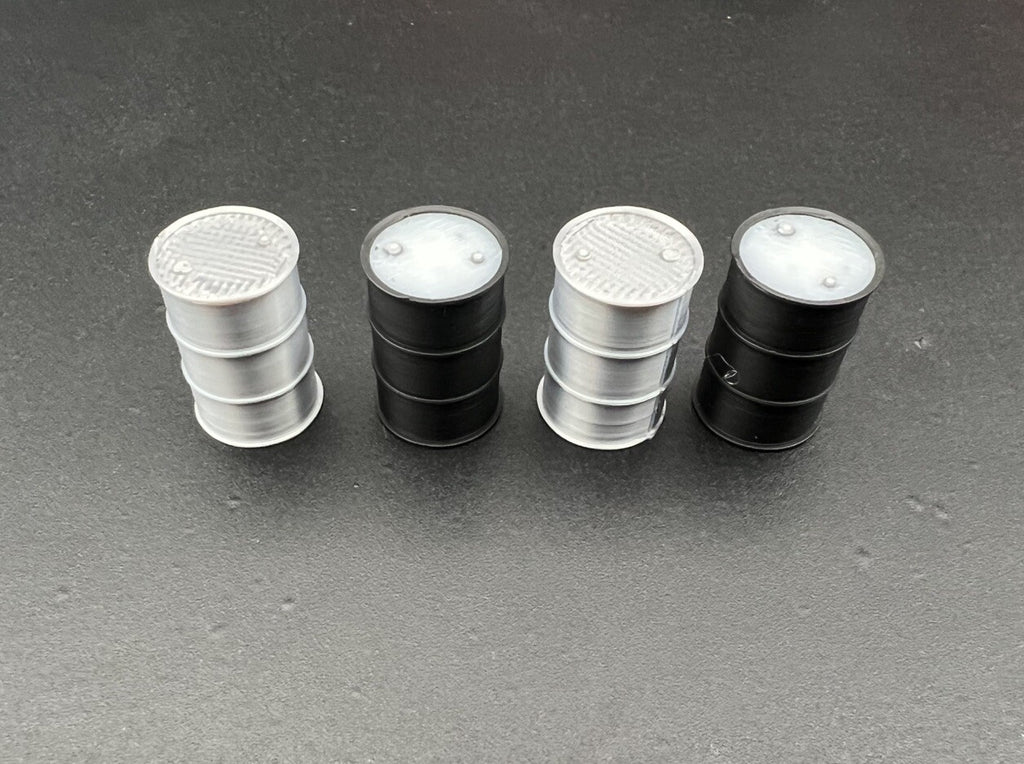 20 Pack 1/50 Steel Drum Barrel 55 Gallon Diorama Contruction Railroad O Scale0