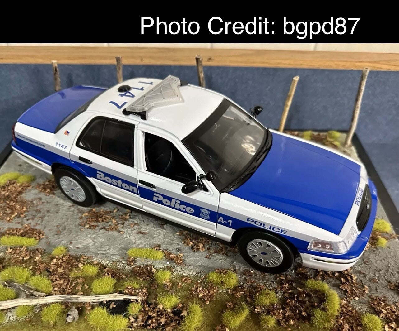 1/18 LED Ready Federal Signal Valor Lightbar Police Sheriff Motormax Sedan SUV2