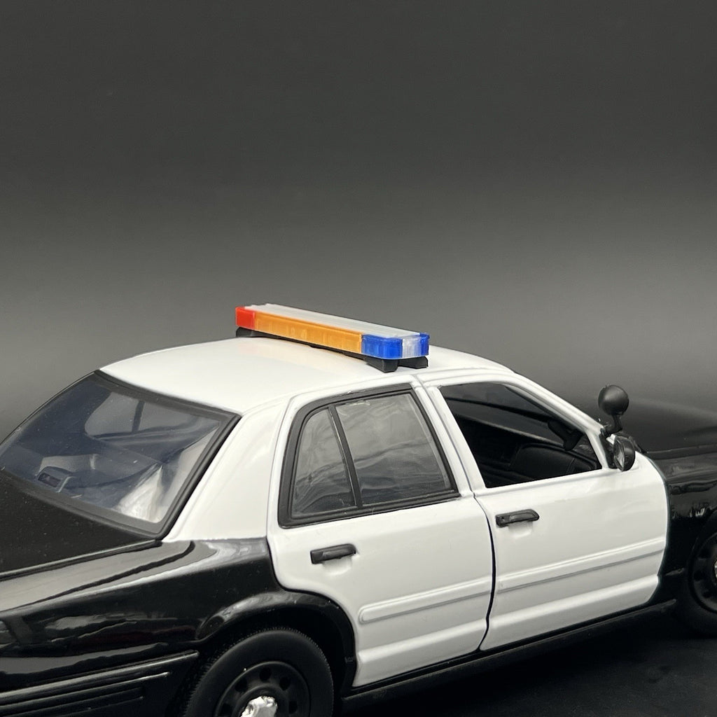 1/18 LED Ready Whelen Edge Lightbar Blue Red Amber Highway Patrol Police Sheriff12