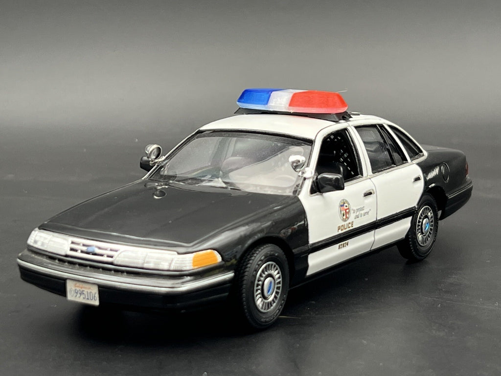 1/24 25 Blue Clear Red Federal Signal Vista Lightbar San Diego Police Sheriff5