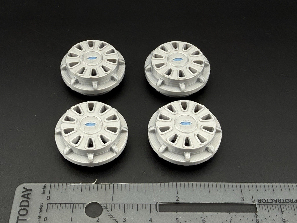 1/18 Scale Model Wheel For Motormax Crown Victoria 2006 Police Hubcap 186011