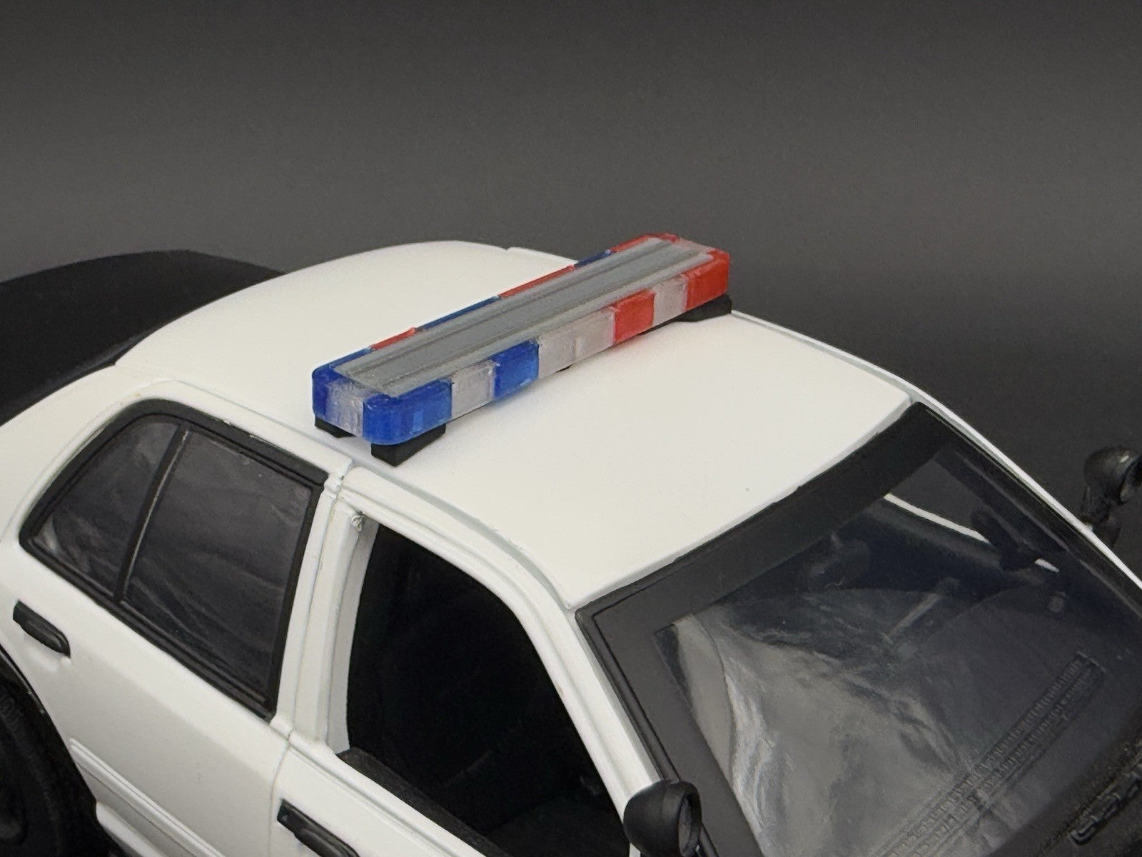 1/18 LED Ready Whelen Edge Lightbar Blue Red Amber Highway Patrol Police Sheriff5