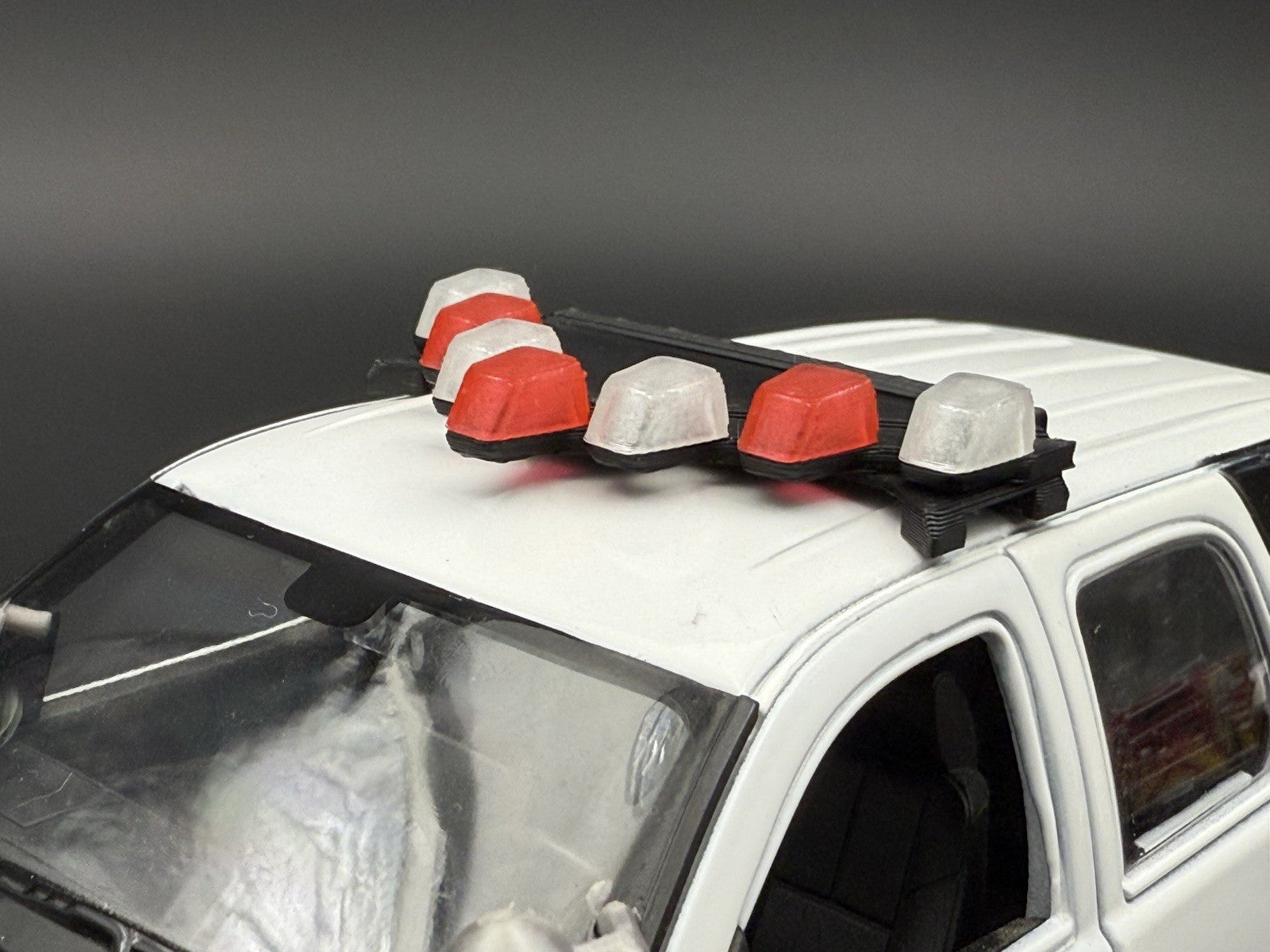 1/24 25 Scale Model LED Ready NYPD Federal Vector Lightbar Police Post-2008 243216