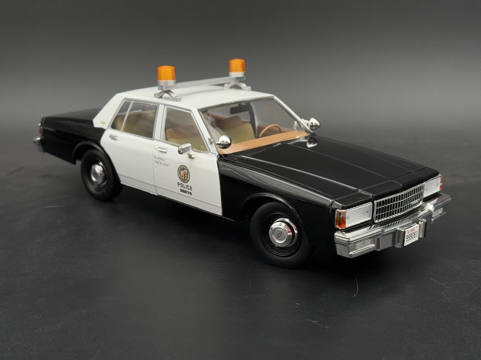 1/24 25 Scale Model Federal Amber Twin Beacon Ray Police Lightbar Visibar 2461A25