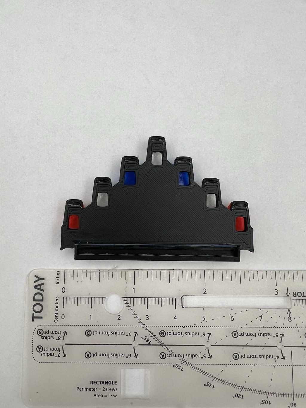 1/18 LED Ready Blue Red Federal Signal Vector Vision Lightbar Police Car BR216