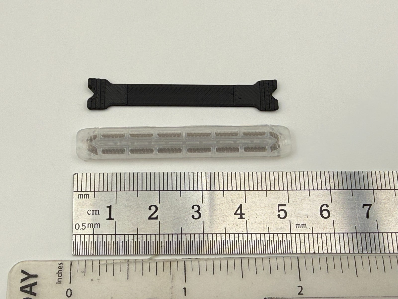 1/24 1/25 Scale Model LED Compatible Clear Narrow Lightbar Police Fire 2472C2