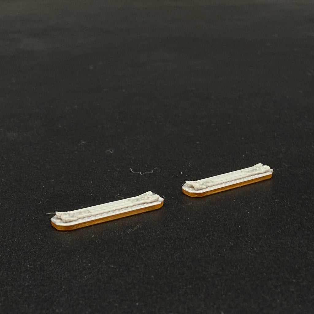 2 Pack 1/64 Amber LED Code 3 X2100 Lightbar For Greenlight Car Security Work Tow2