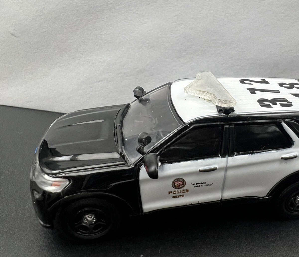 4-Pack 1/64 Scale Model Spotlight Red Clear Fire Police Car SUV 6421 CHP6