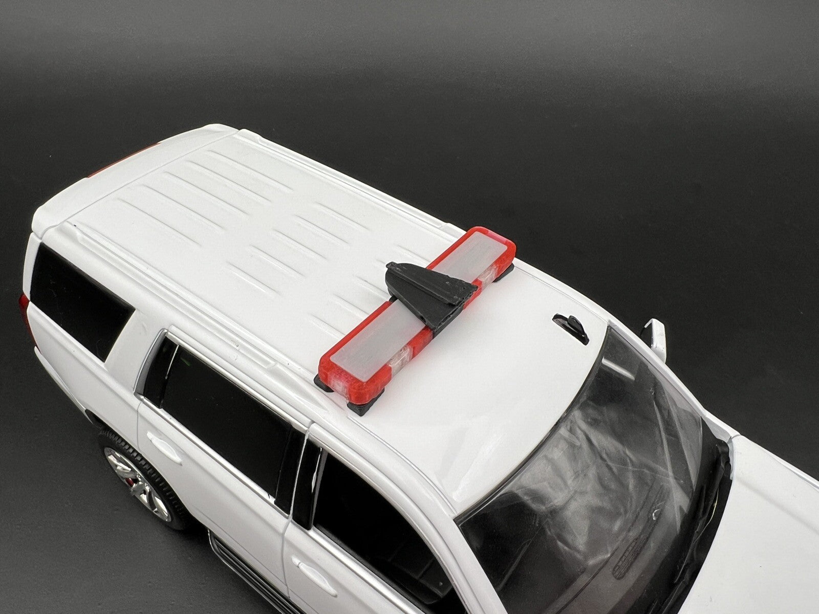 1/24 25 27 LED Ready Whelen Edge Lightbar Red W/ Speaker Fire Police Sheriff5