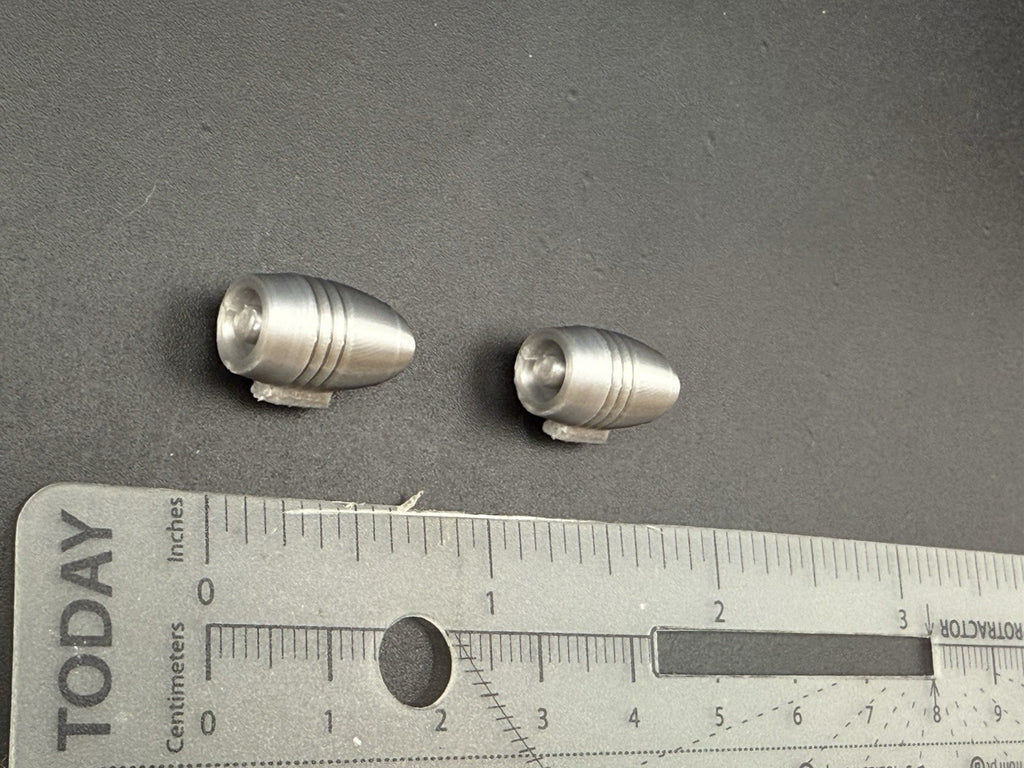 2 Pack 1/24 25 B&M Super Chief Siren For Fire Engine Truck 2467 Chrome2