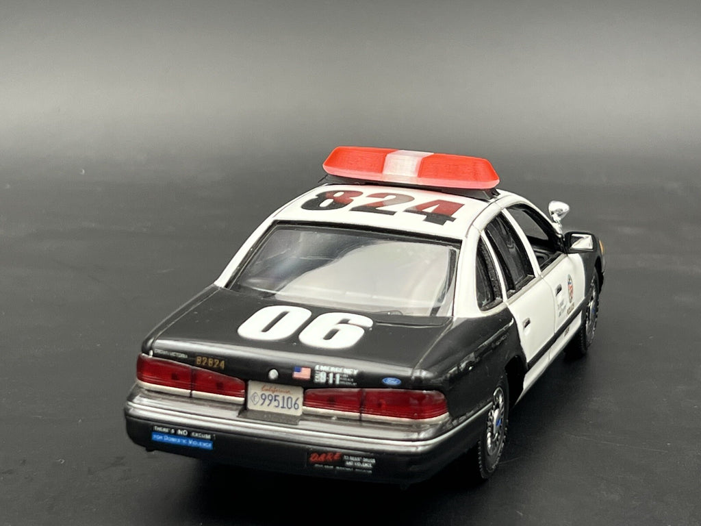 1/24 25 Clear Red Federal Signal Vista Lightbar Fire State Police Sheriff EMS11
