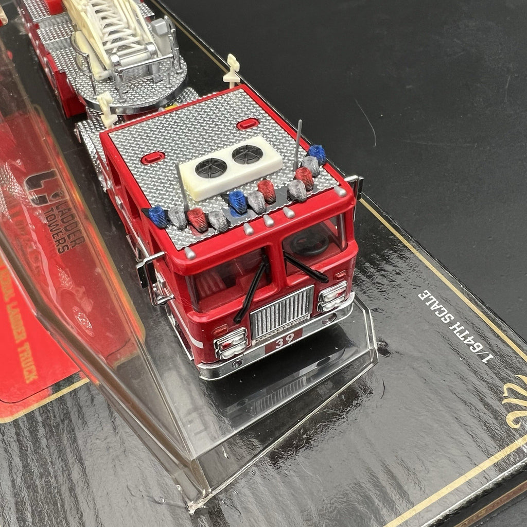 3 Pack 1/64 Blue Red Split Vector Lightbar Fire Truck Engine Police Code 39