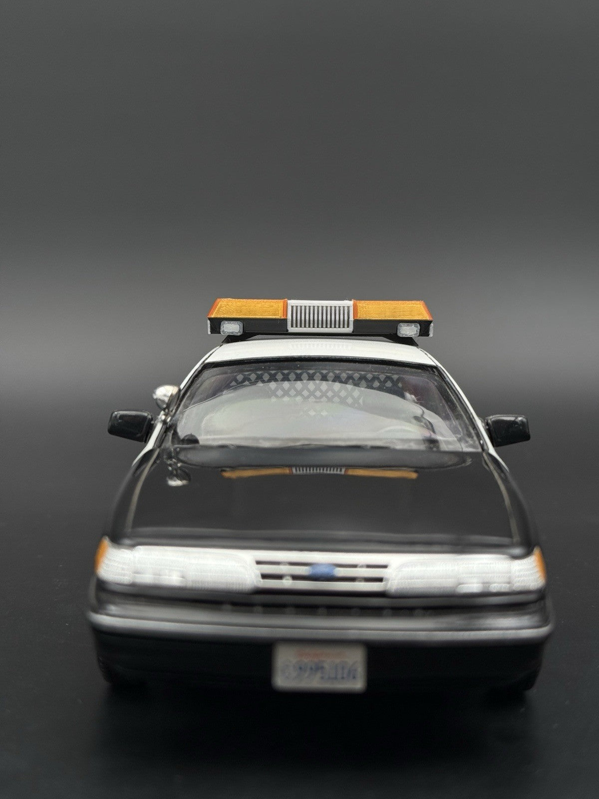 1/24 25 Scale Model Amber Chrome Streethawk Lightbar Police 2464AChrome4