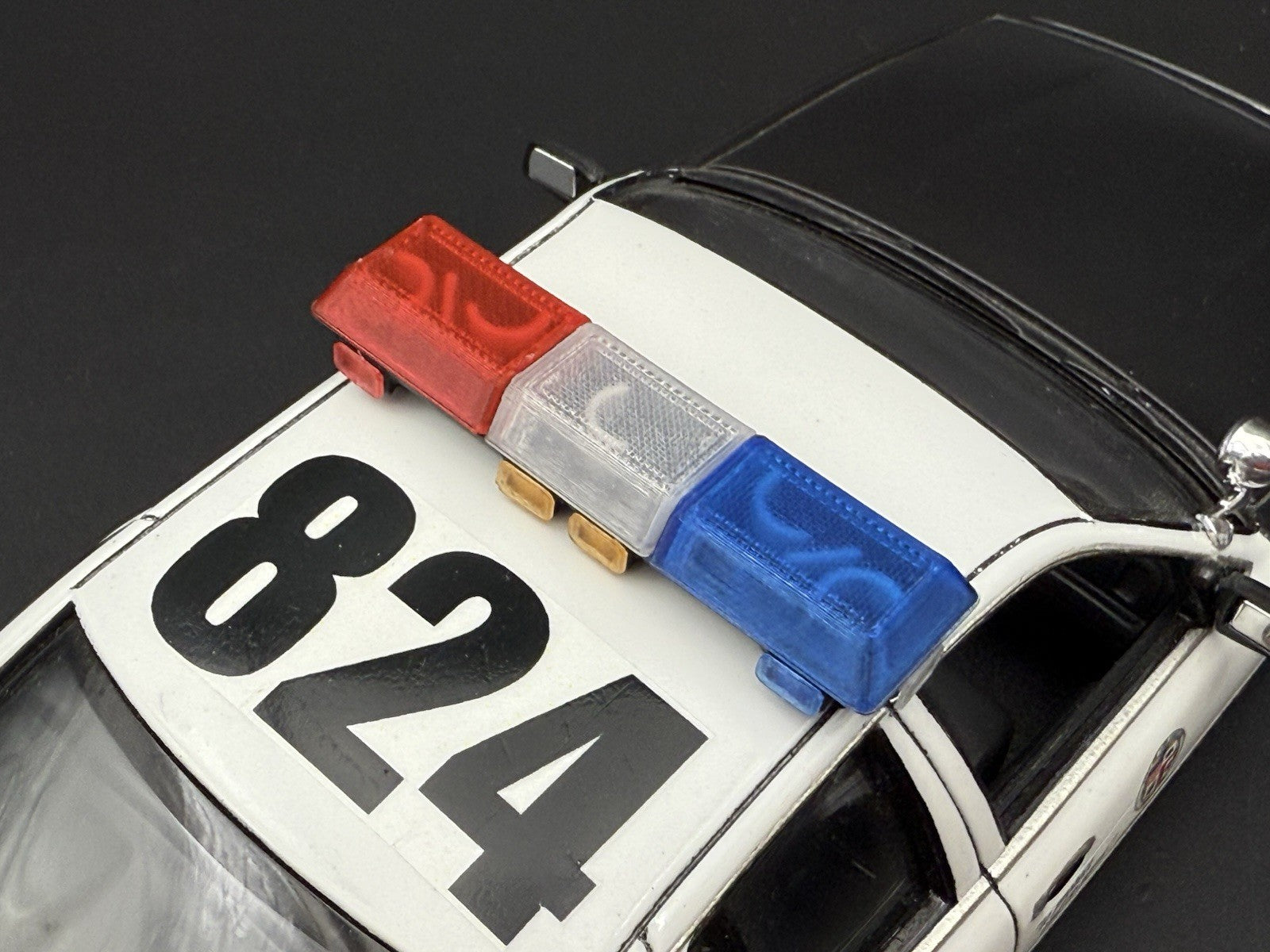 1/18 Scale Blue Red Clear Streethawk Lightbar Police 185913